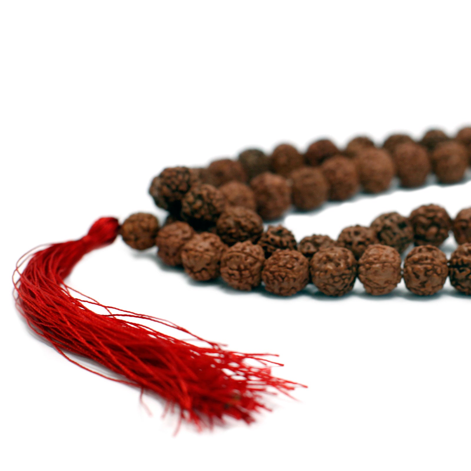 Japa Mala Rudraksha - Marron - Loja do Tigo