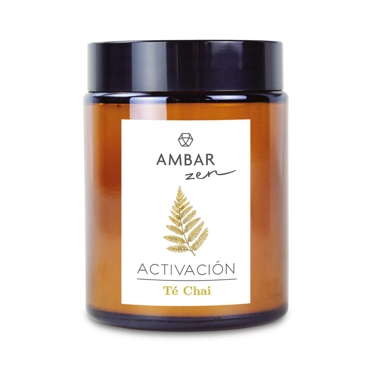 Vela Ambar Zen Té Chai - Loja do Tigo