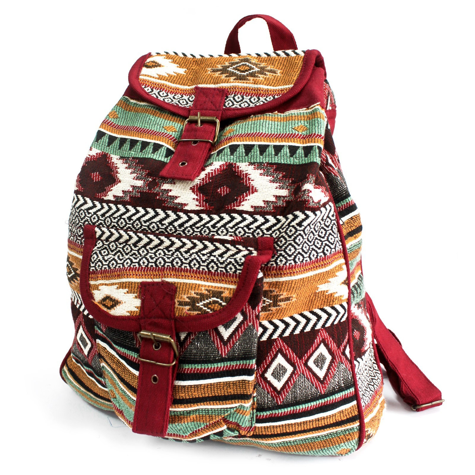 Mochila - Bolsa Nepalês - Chocolate - Loja do Tigo