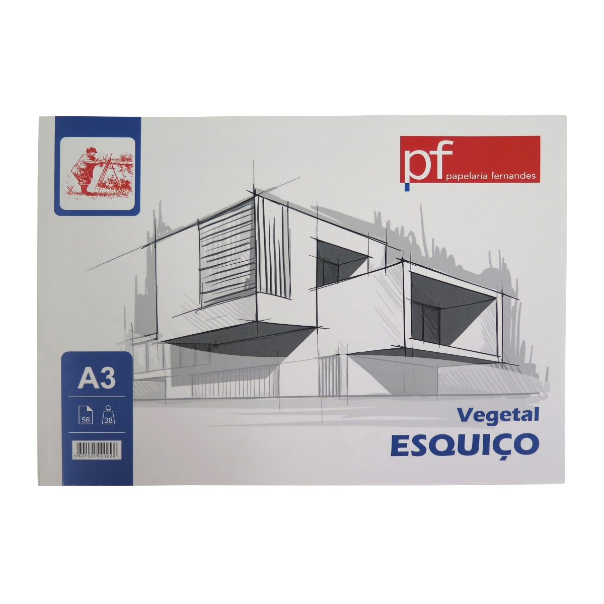 Bloco de Papel Vegetal Esquico A3 PF 38g – 56 Folhas