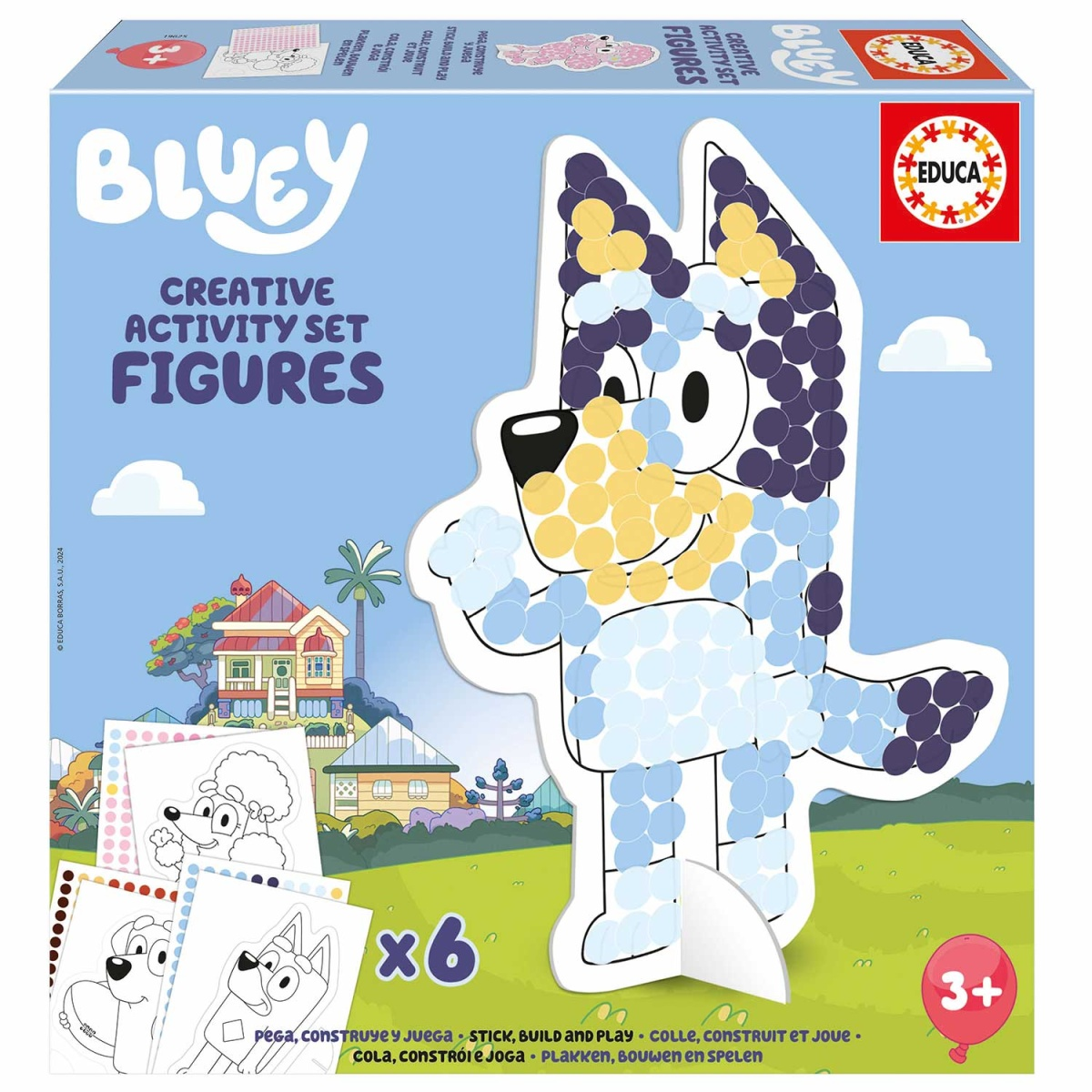 Bluey Creative Activity Set - Figuras - Educa - Loja do Tigo