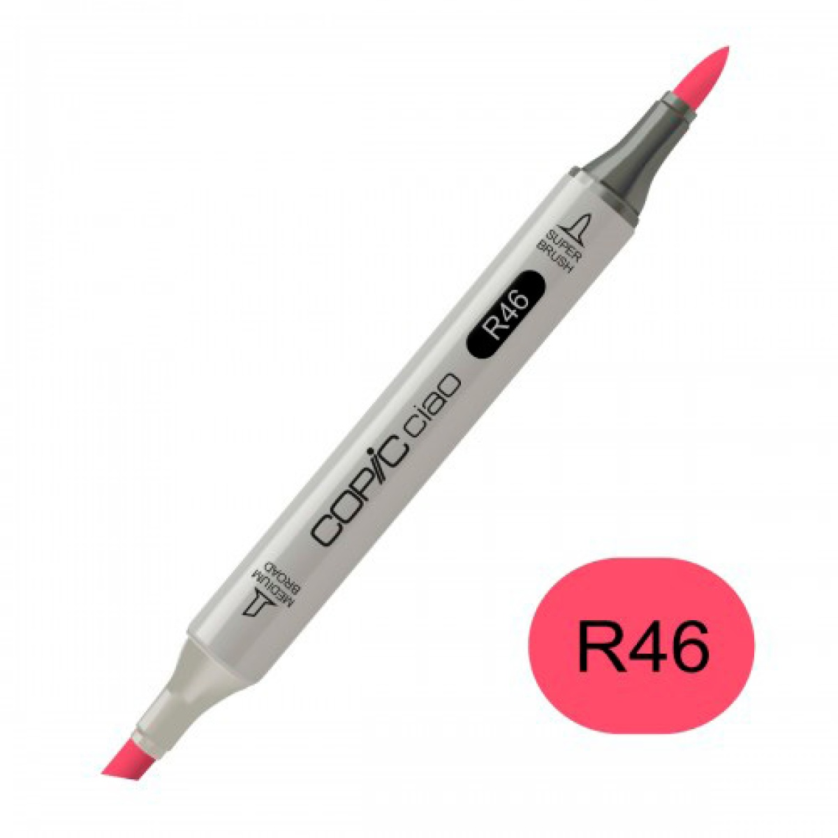 Marcador de Álcool Copic Ciao 2 Pontas R46 Strong Red - Loja do Tigo