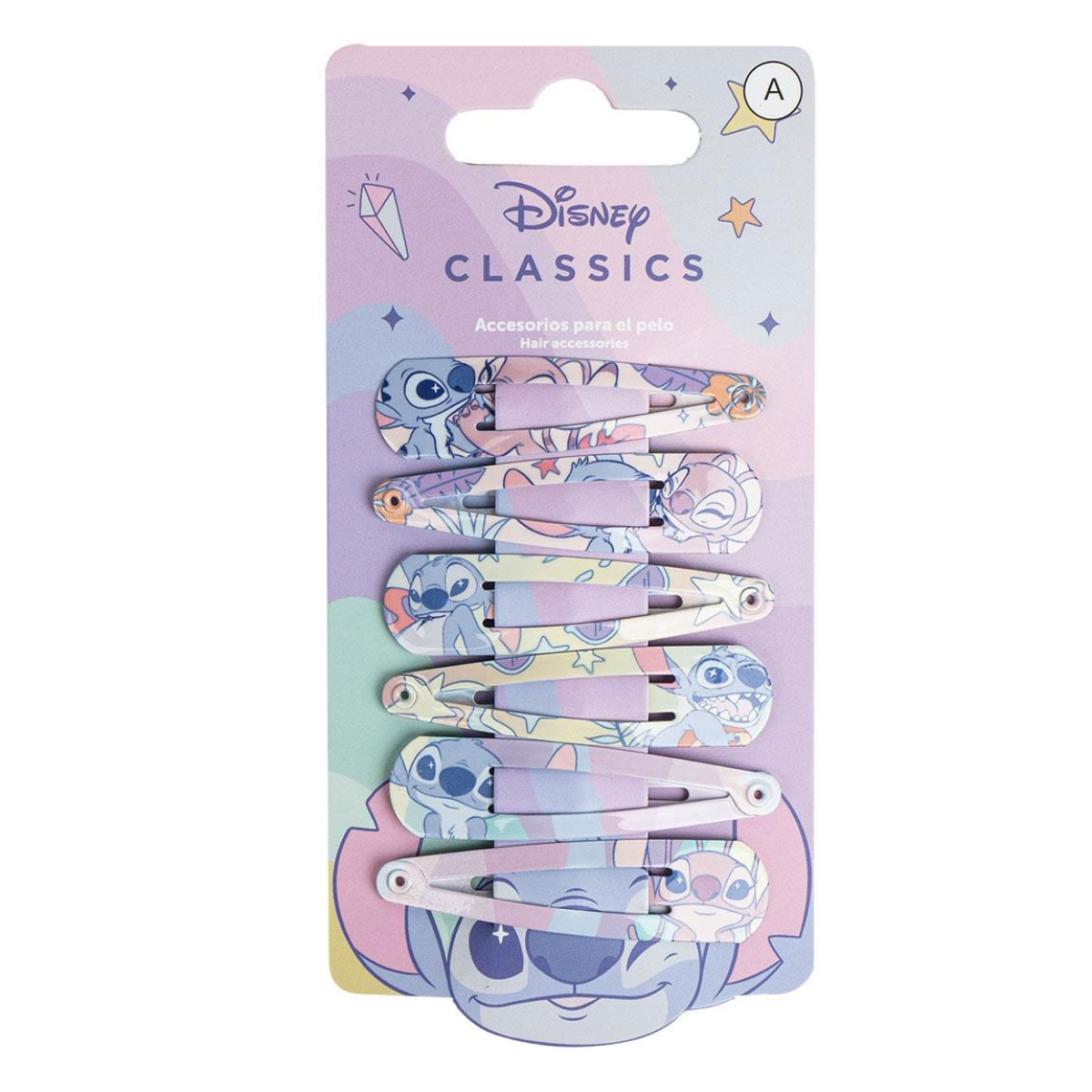 Molas de Cabelo Disney Stitch (6 un) - Loja do Tigo