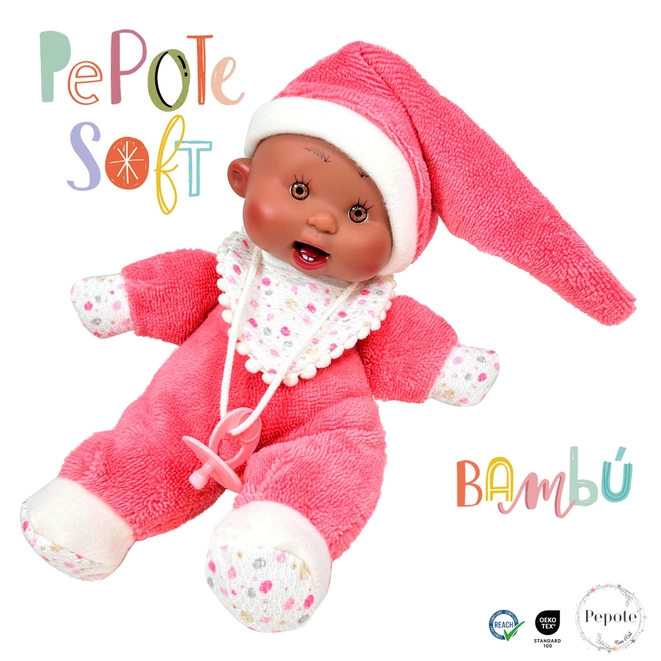 Bonecos Pepote Soft Bambu - 26 cm - Loja do Tigo