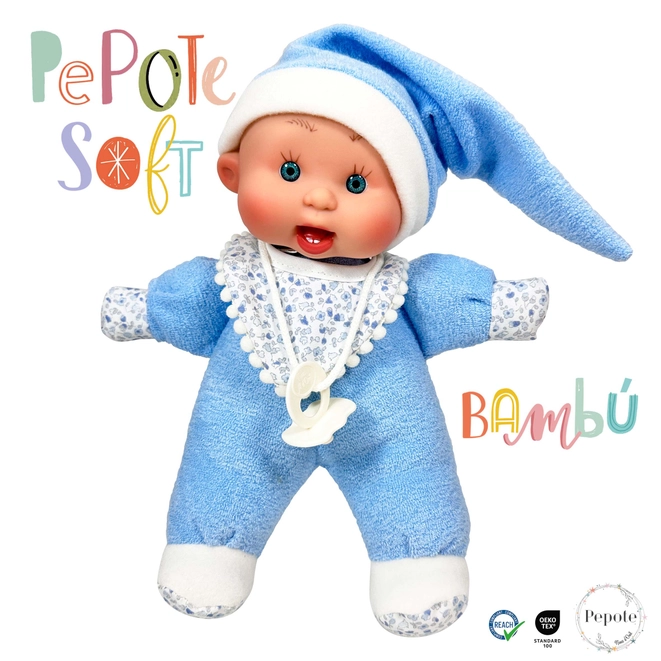 Bonecos Pepote Soft Bambu - 26 cm - Loja do Tigo