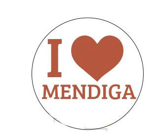 Pin redondo I Love Mendiga - Loja do Tigo