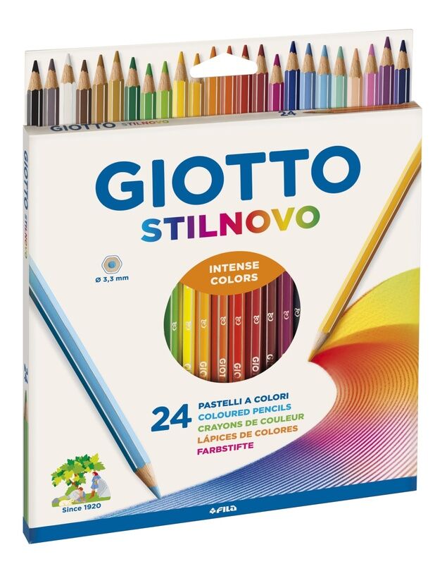 Lápis de cor GIOTTO STILNOVO 256600 C/24 - Loja do Tigo