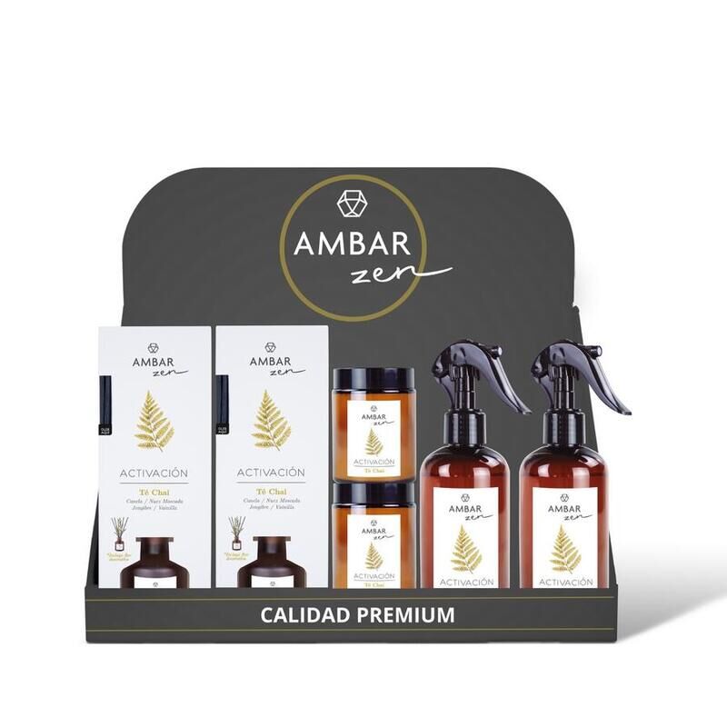 Vela Ambar Zen Té Chai - Loja do Tigo