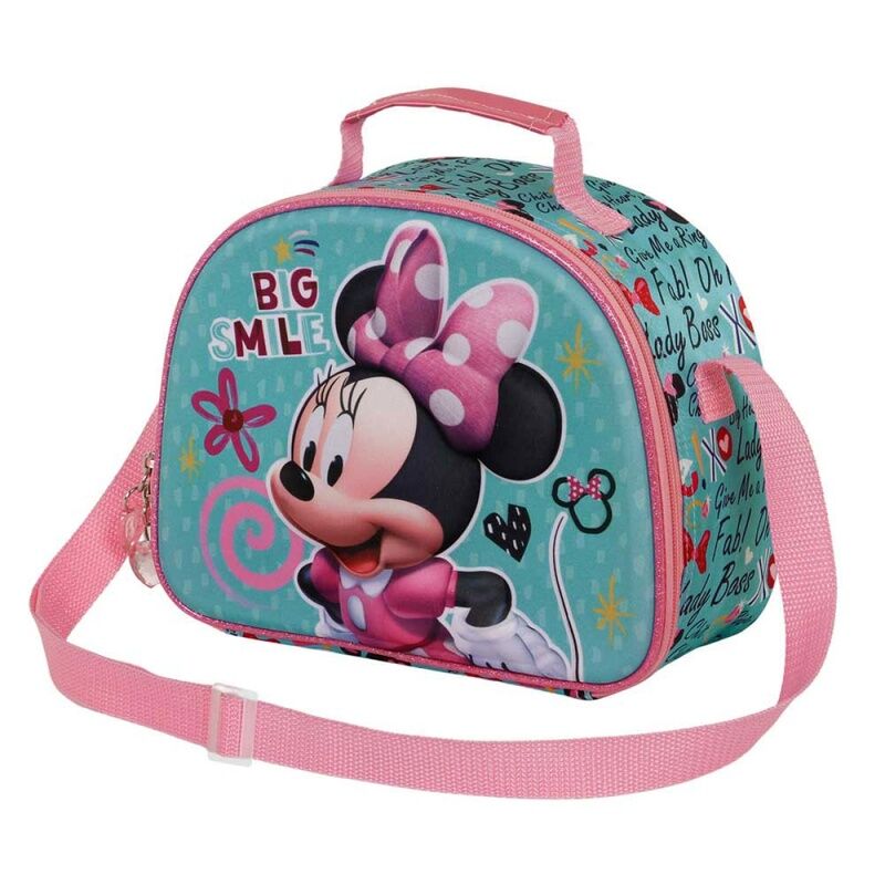 Lancheira térmica DISNEY MINNIE MOUSE 3D 2024 25X20X10CM - Loja do Tigo