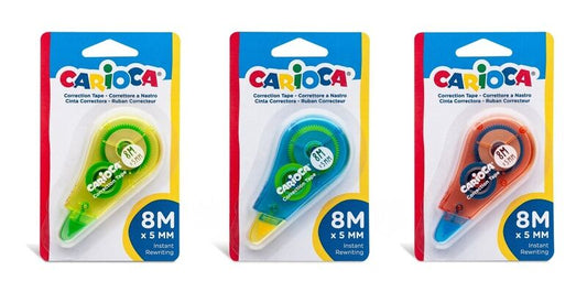 Corretor de Fita CARIOCA 5mm x 8mm Blister - Loja do Tigo