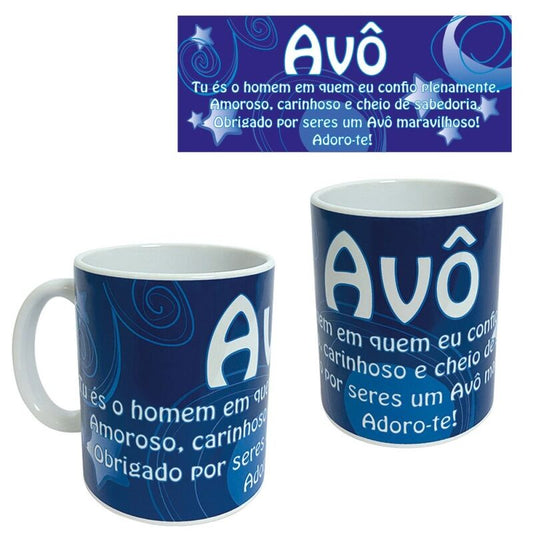 Caneca "Avô" - Loja do Tigo