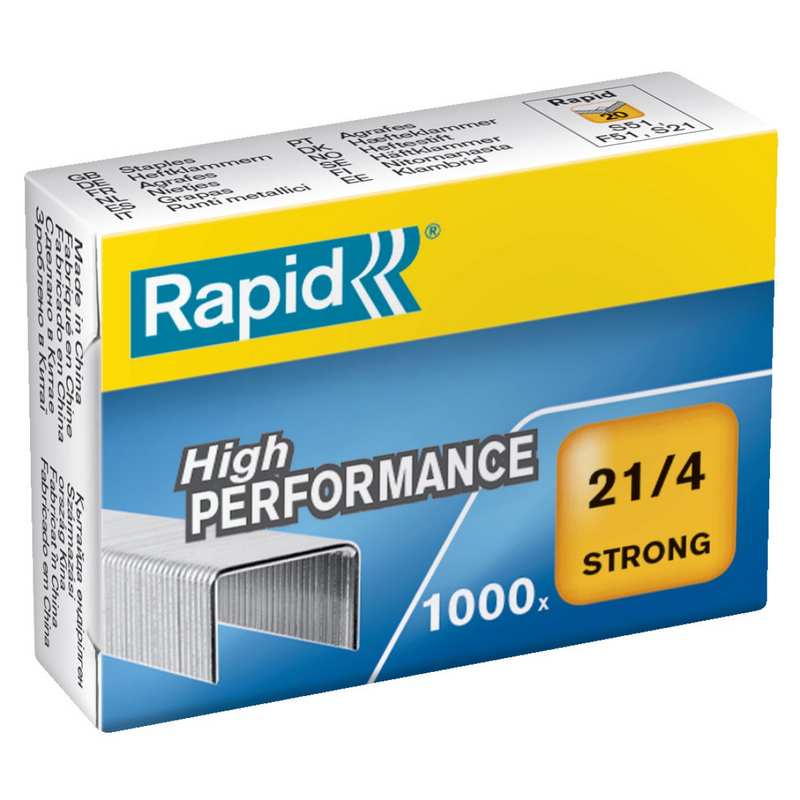 Agrafos 21/4 rapid strong cx c/1000 - Loja do Tigo