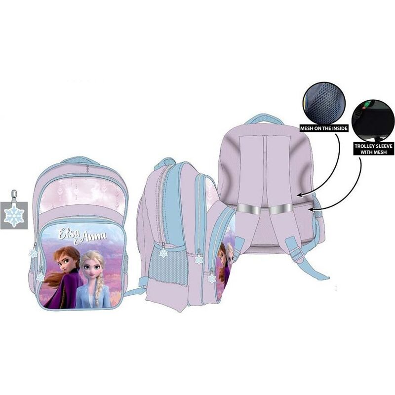 Mochila 42cm Adaptável a carro de Frozen - Loja do Tigo