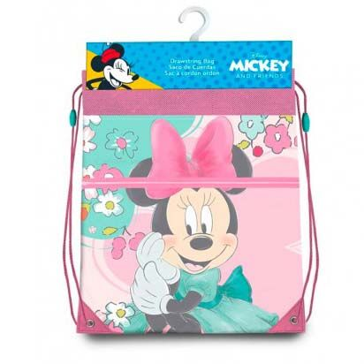 Mochila de cordão de Ginásio 40x30cm de Minnie Mouse - Loja do Tigo